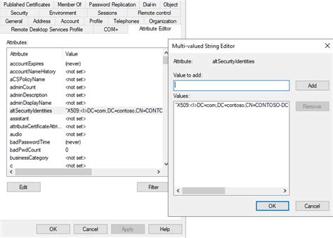 active directory smart card is required for interactive logon attribute|Smart Card Group Policy and Registry Settings .